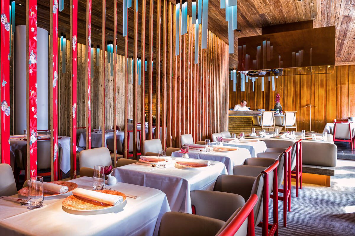 Interiors shot of Japanese restaurant at five star