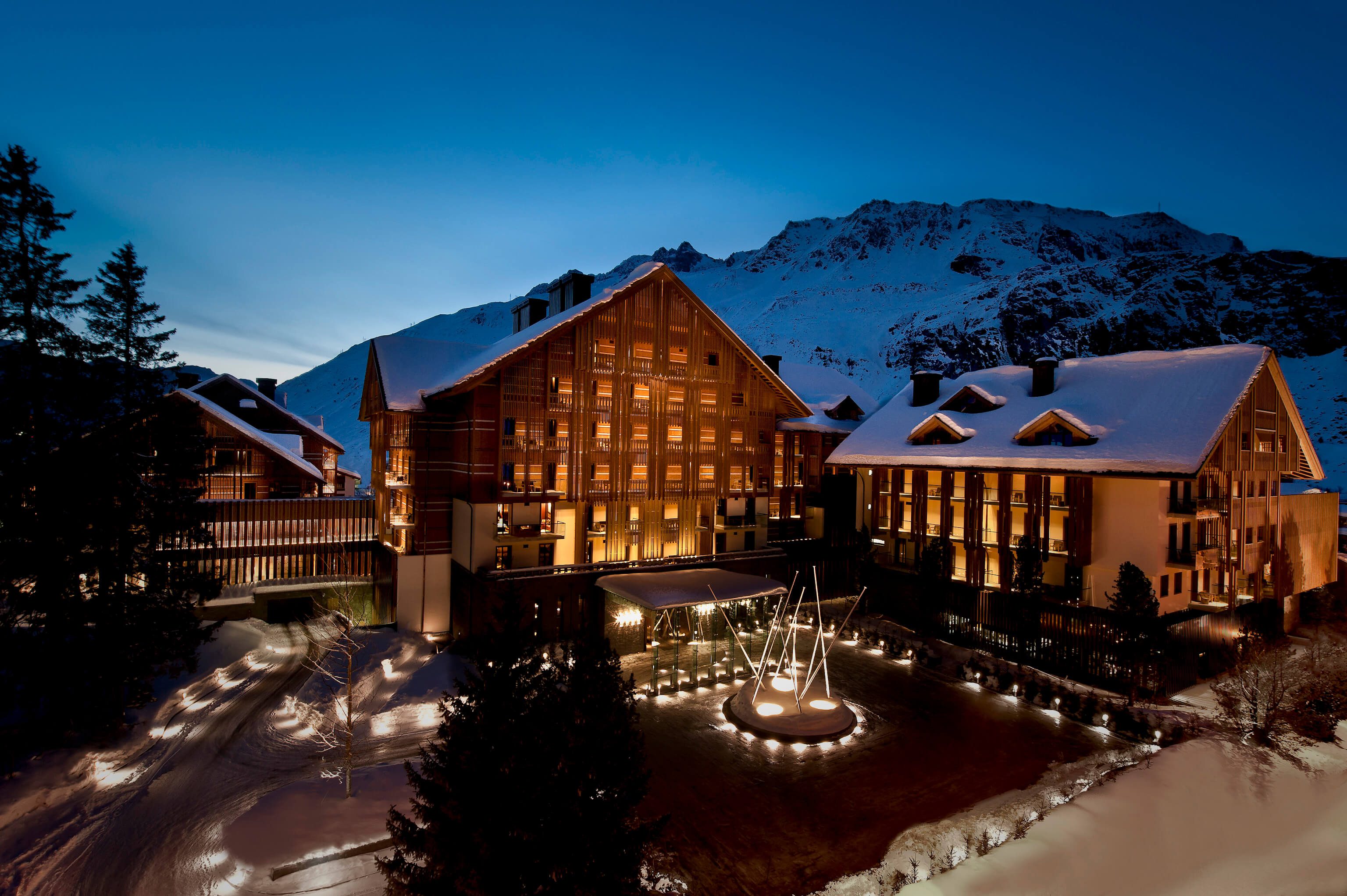 five star hotel in the Swiss alpine village of Andermatt