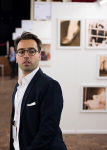 Colour portrait of Sven Eisenhunt founder of photo basel