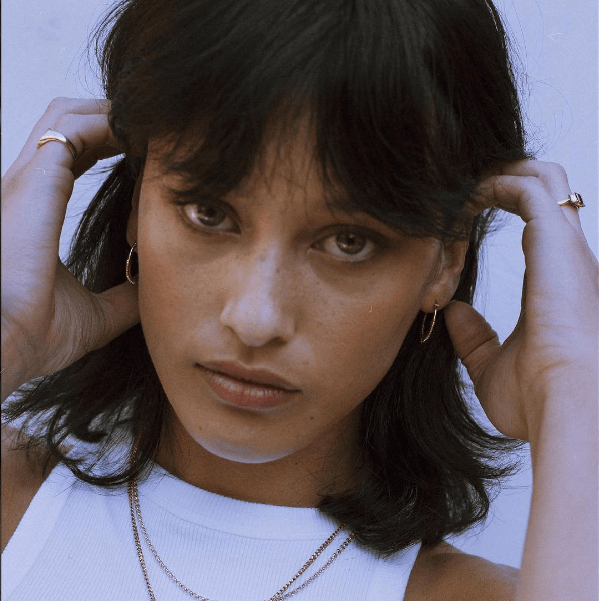 Portrait of Thai English model Olivia Graham