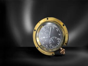 Mounted timepiece by Edouard Heuer