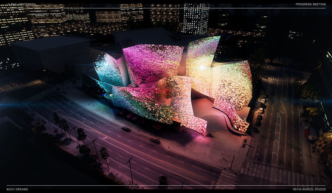 Large scale artwork by Turkish artwork Refik Anadol