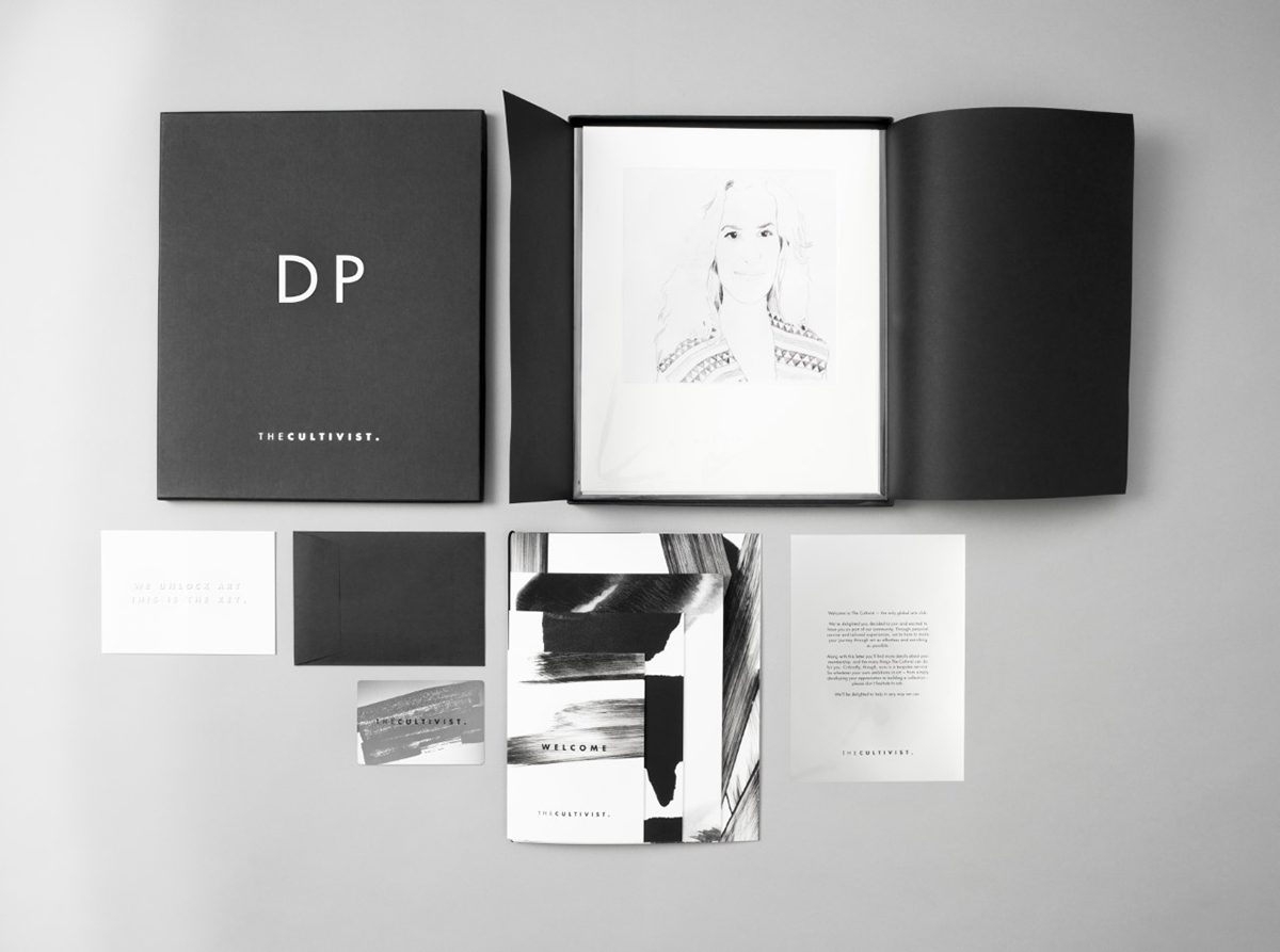 series of printed graphic materials