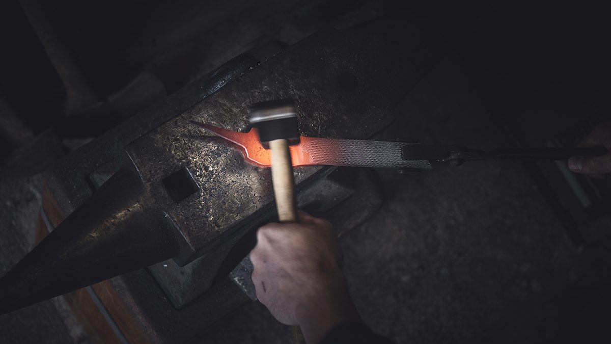 Inside a knife making workshop