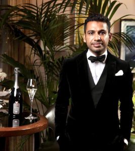 Man in suit and bow tie