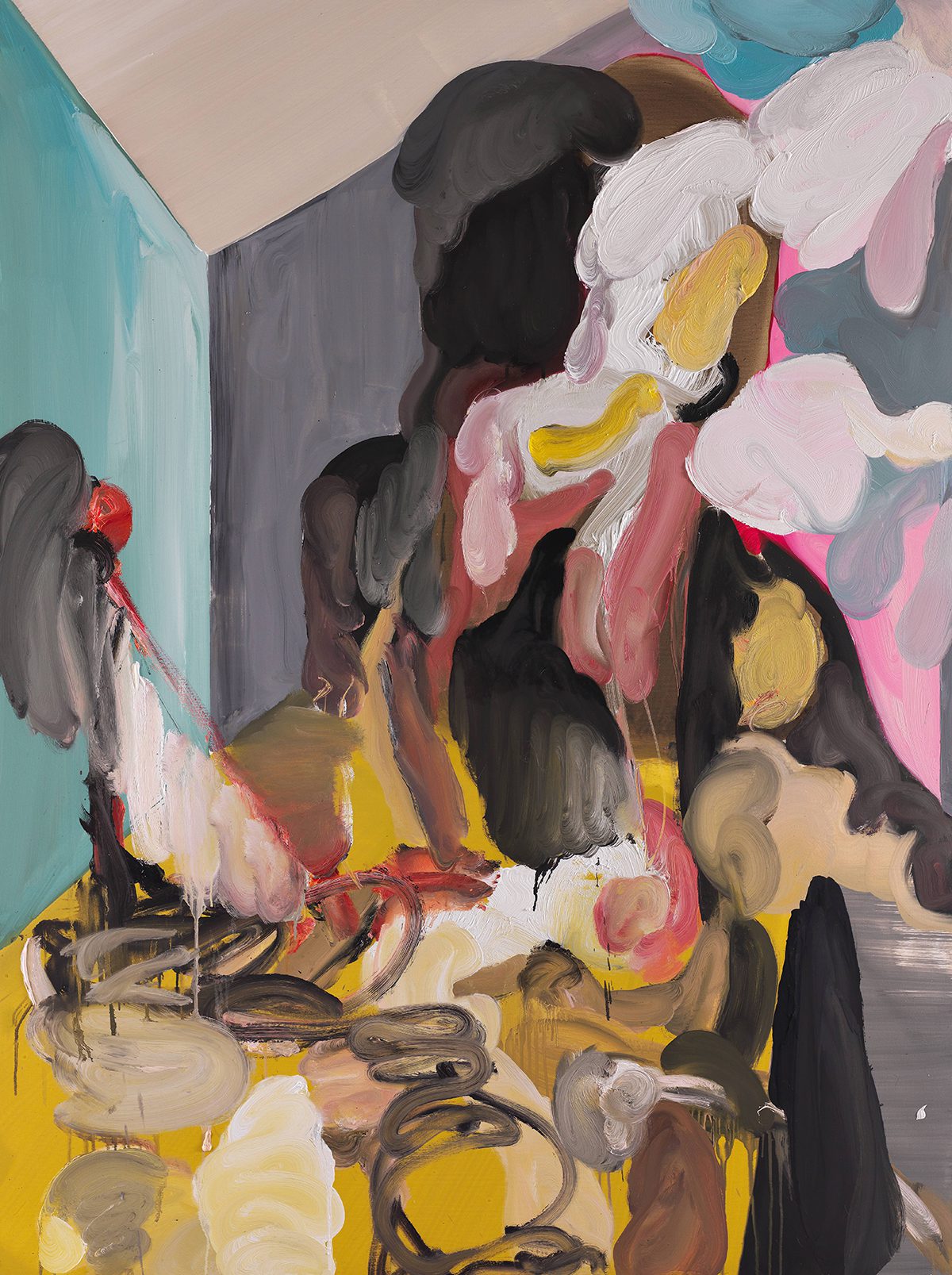 Abstract contemporary painting
