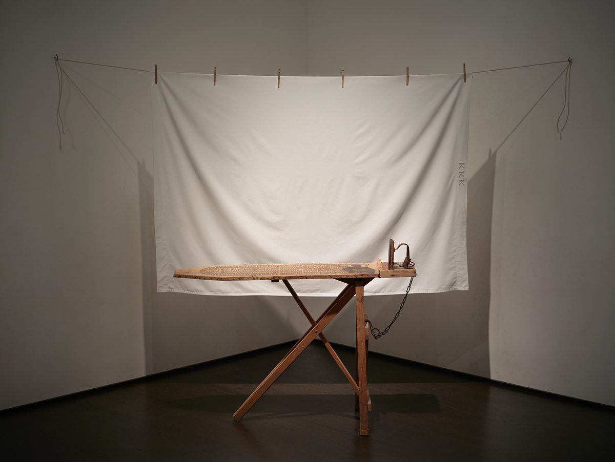 Ironing board installation artwork