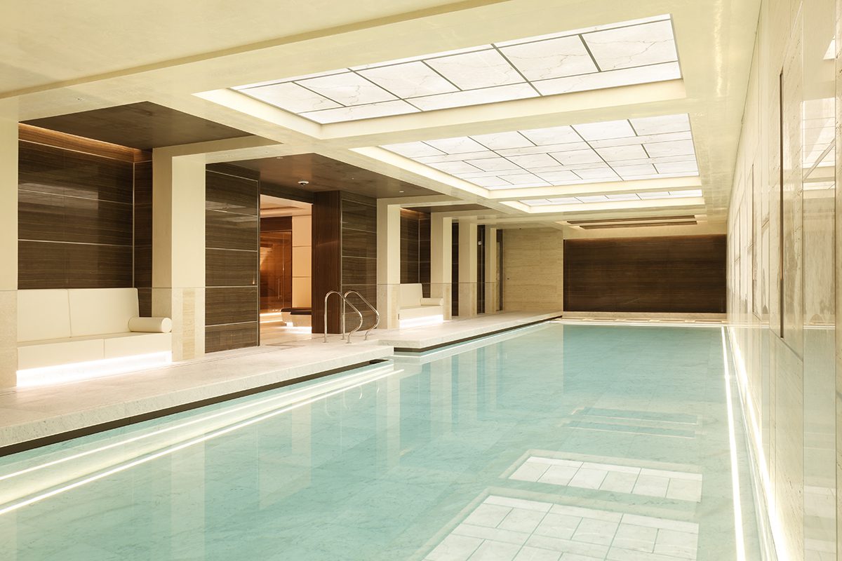 Luxurious indoor pool
