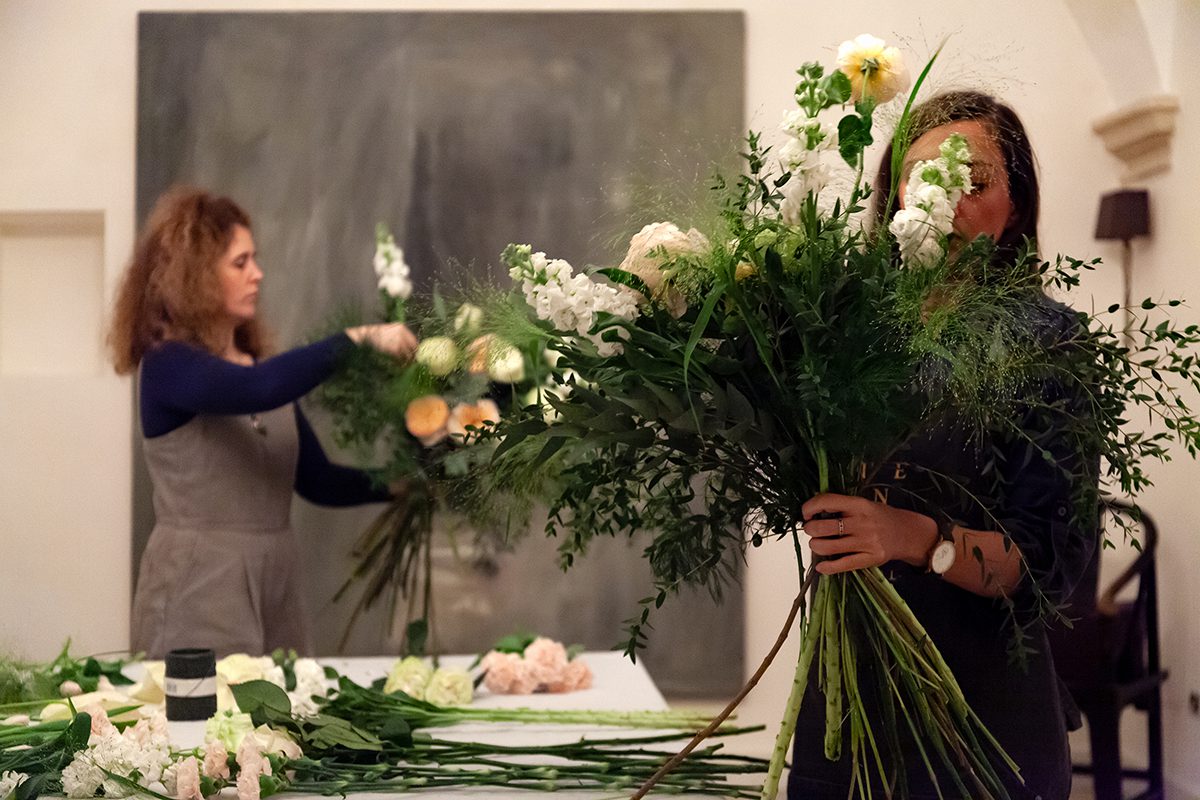 Flower arranging