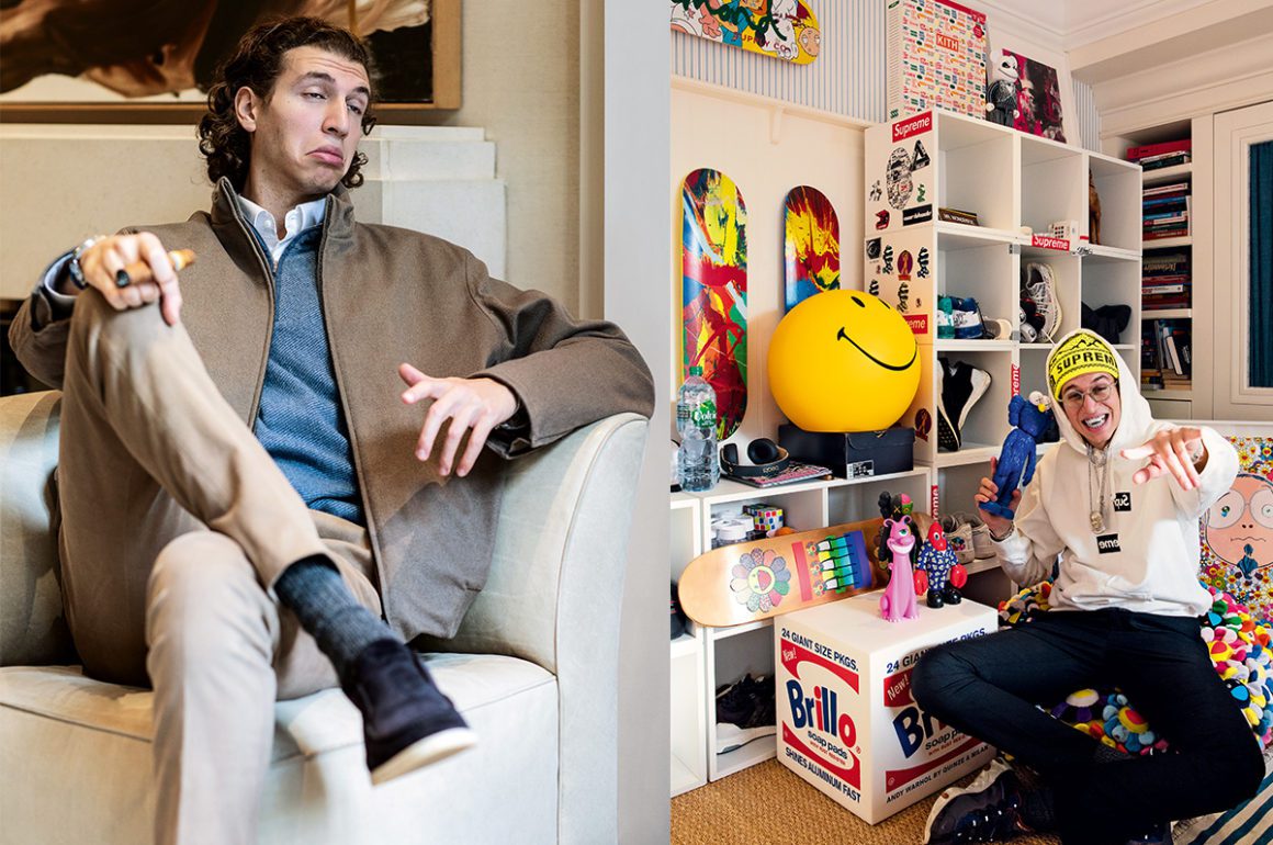 Two young men in their rooms