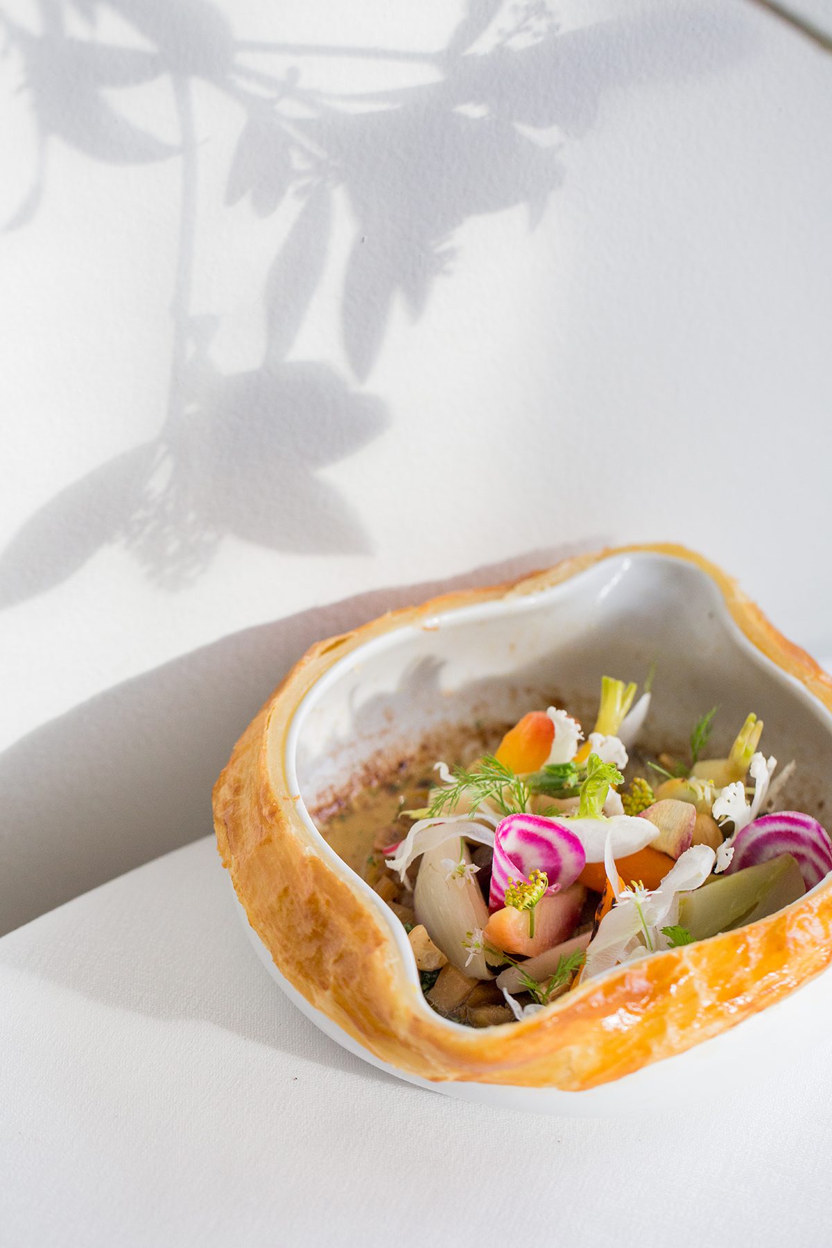 dish of vegetables and fruits