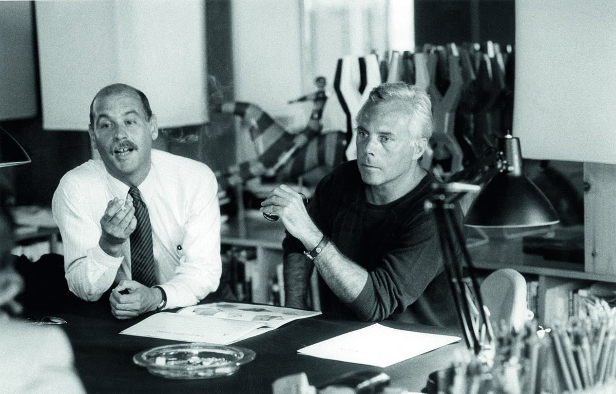 Two men in conversation