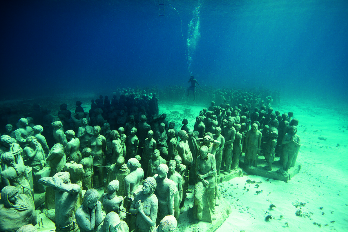 underwater sculptures