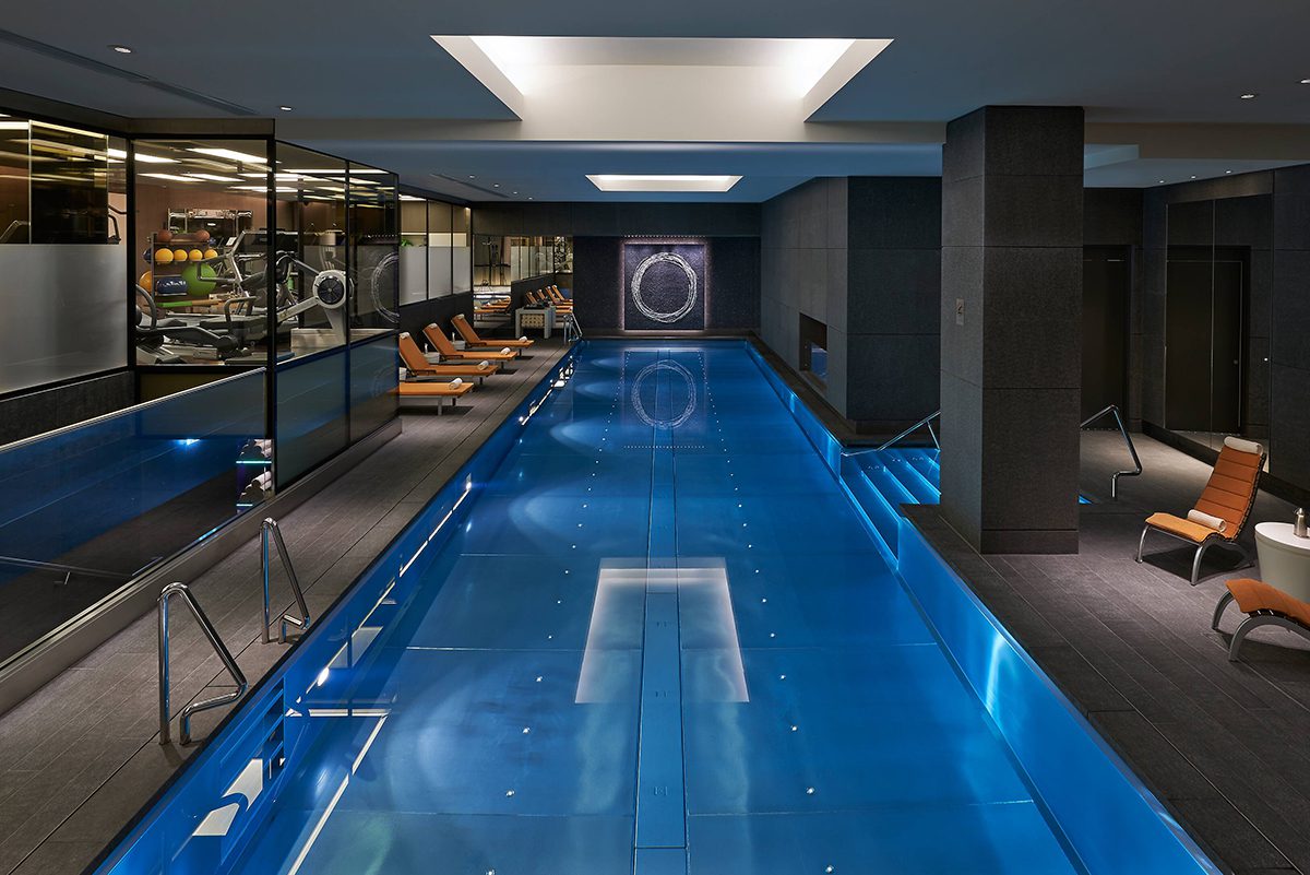 underground swimming pool
