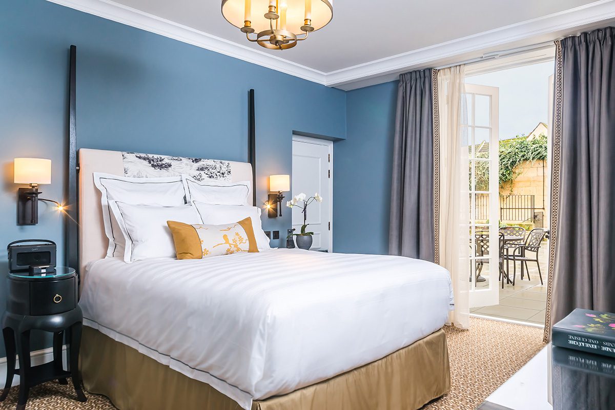 Luxury hotel bedroom