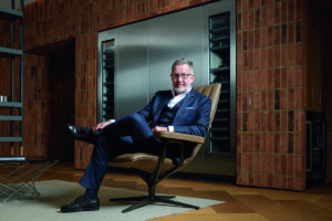 portrait man in chair