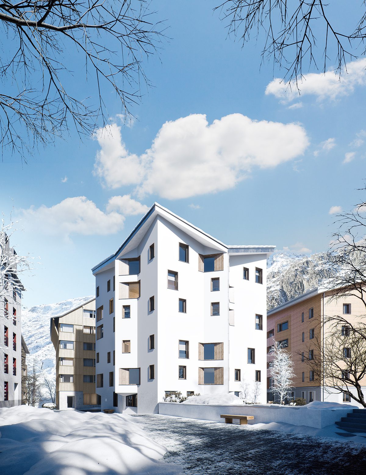 facade render