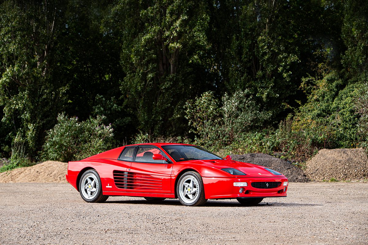 vintage ferrari car