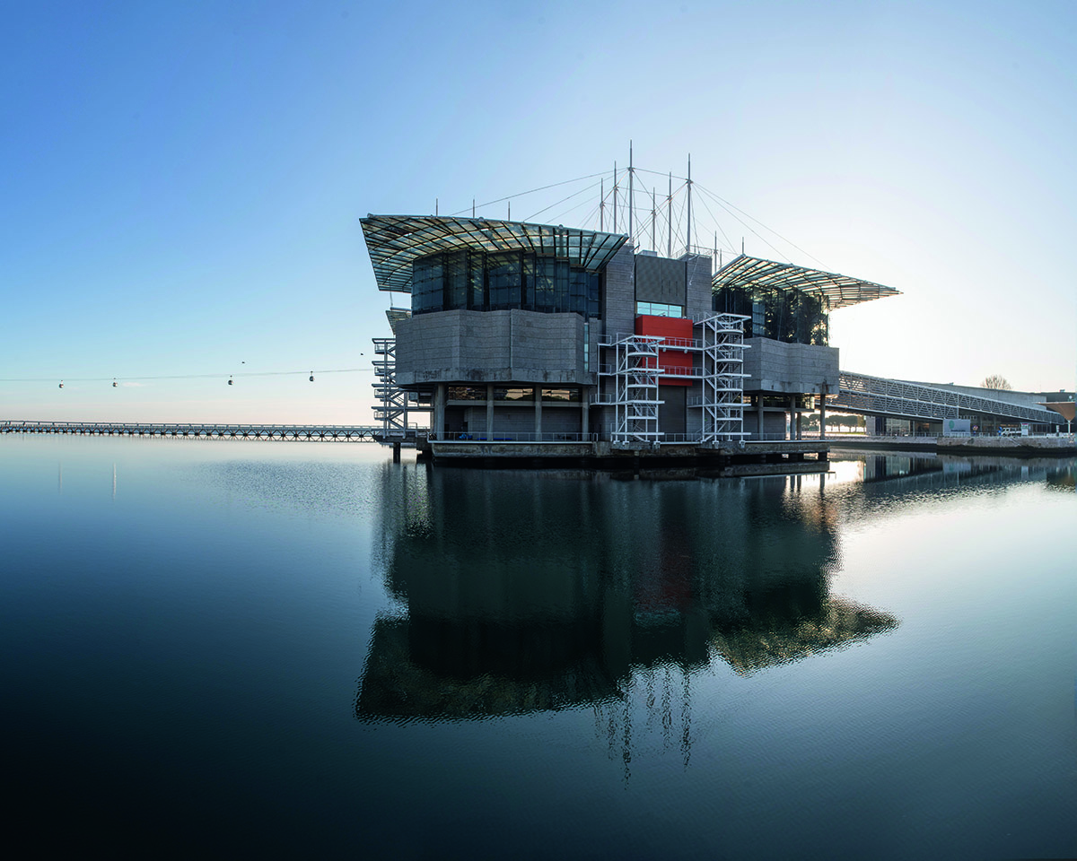 building in the sea