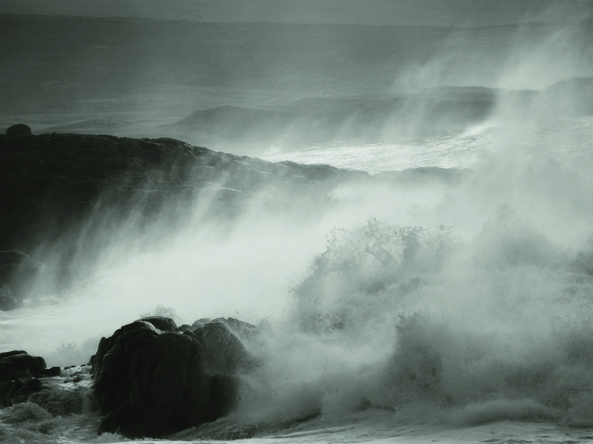 crashing waves
