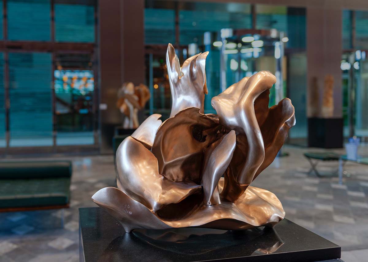 small abstract sculpture