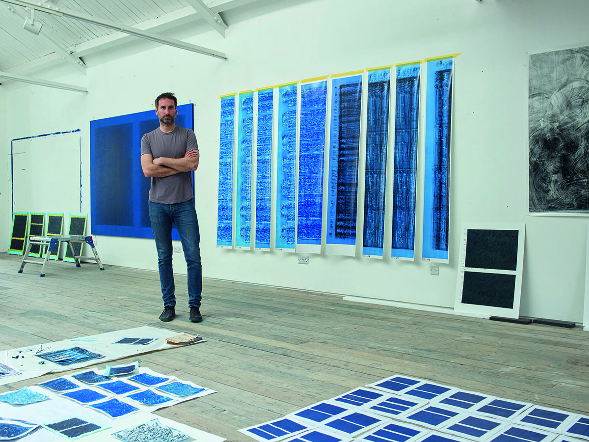 artist in studio
