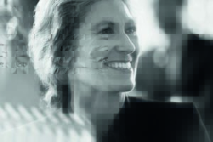 woman smiling