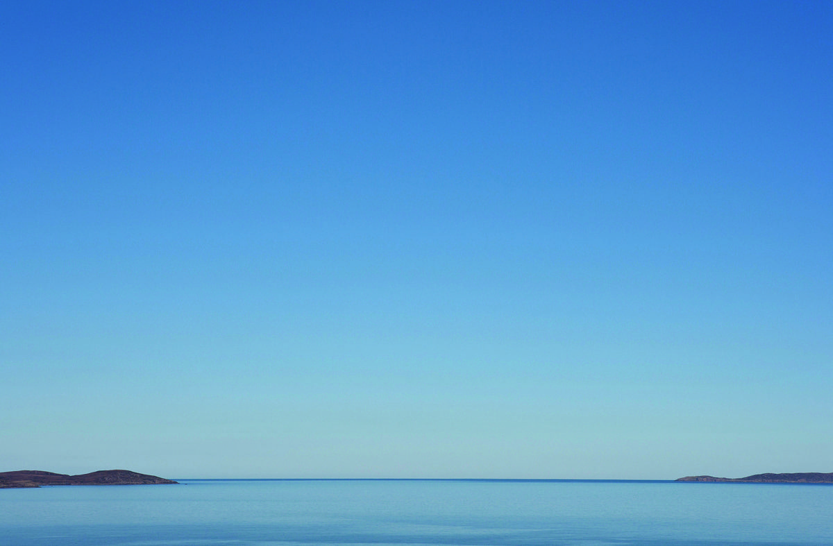 blue sky and ocean