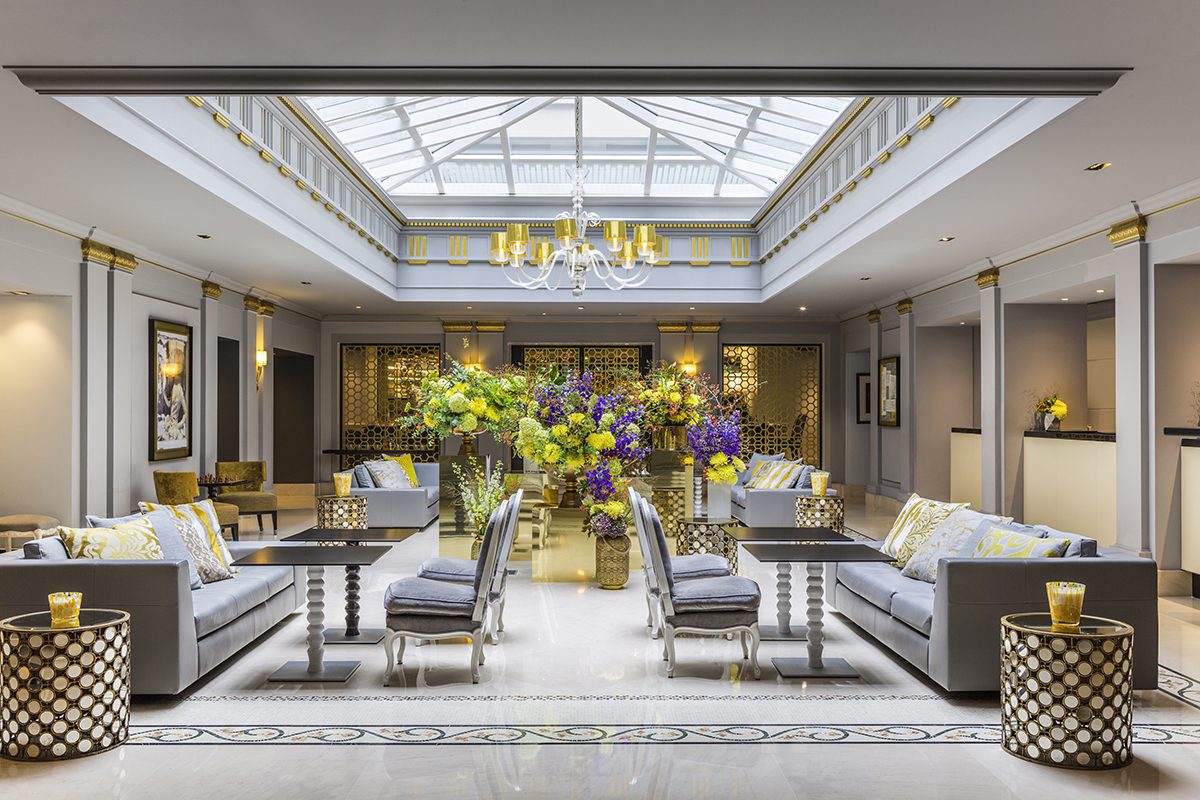 hotel lobby