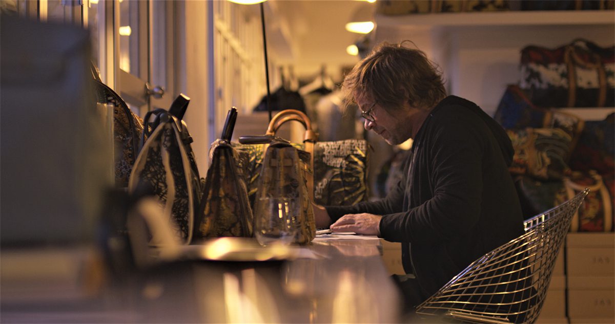 designer in the studio