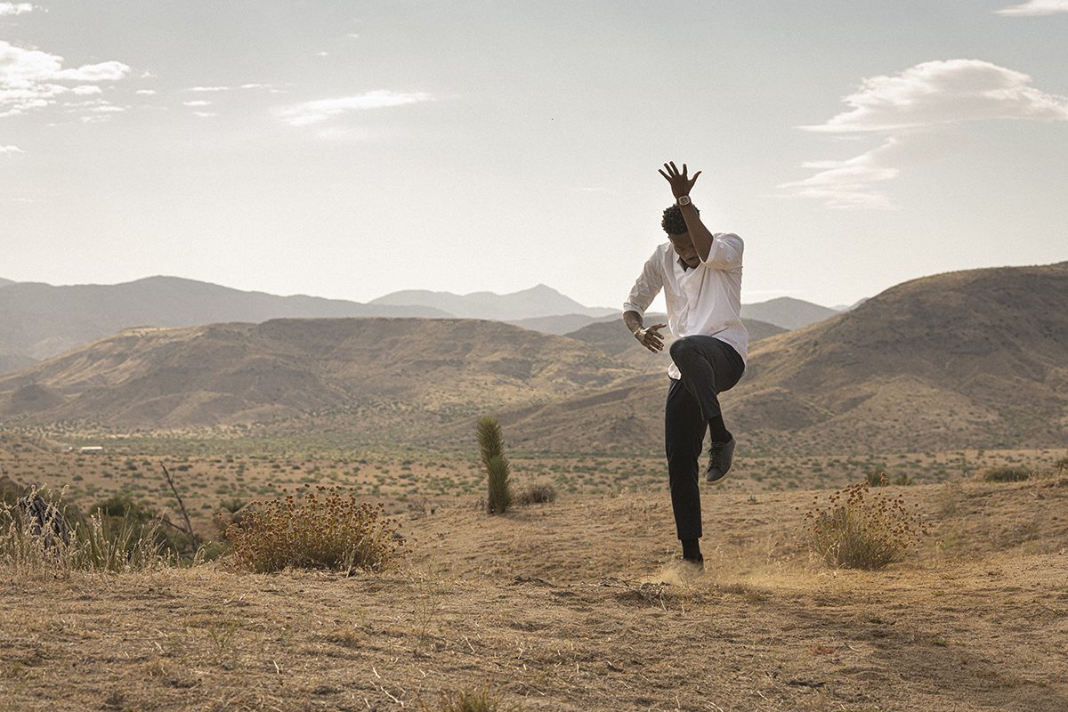 dancer in the desert