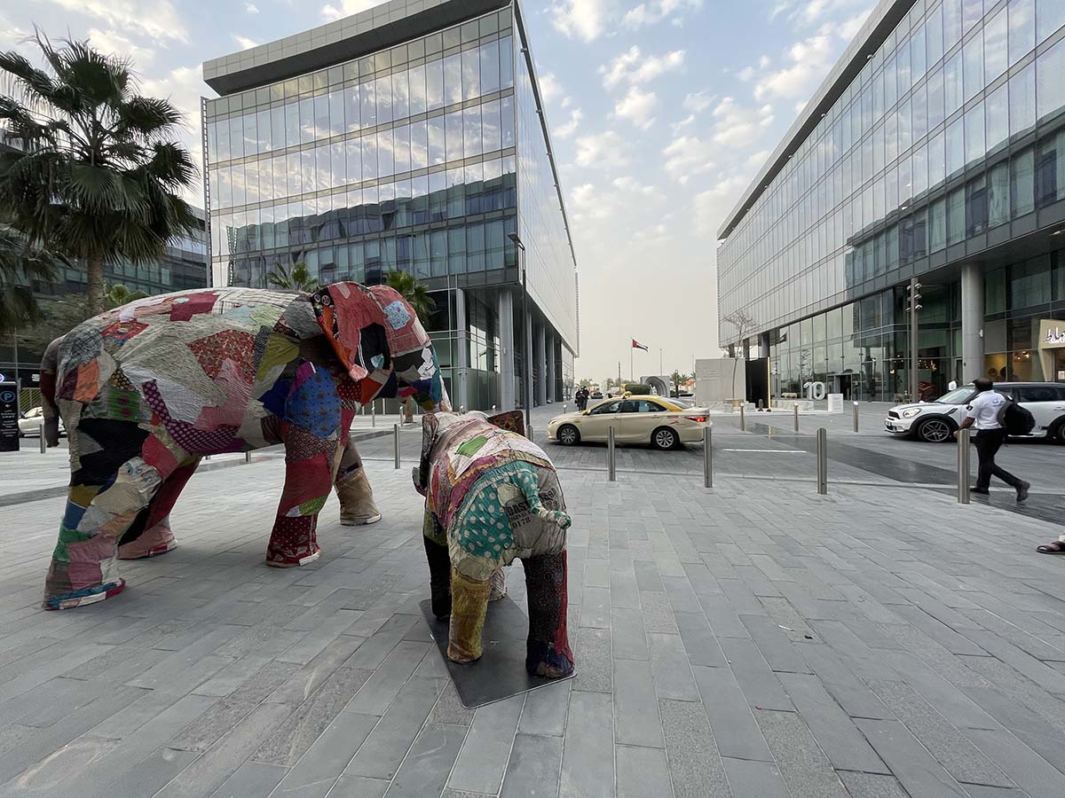 elephant sculptures