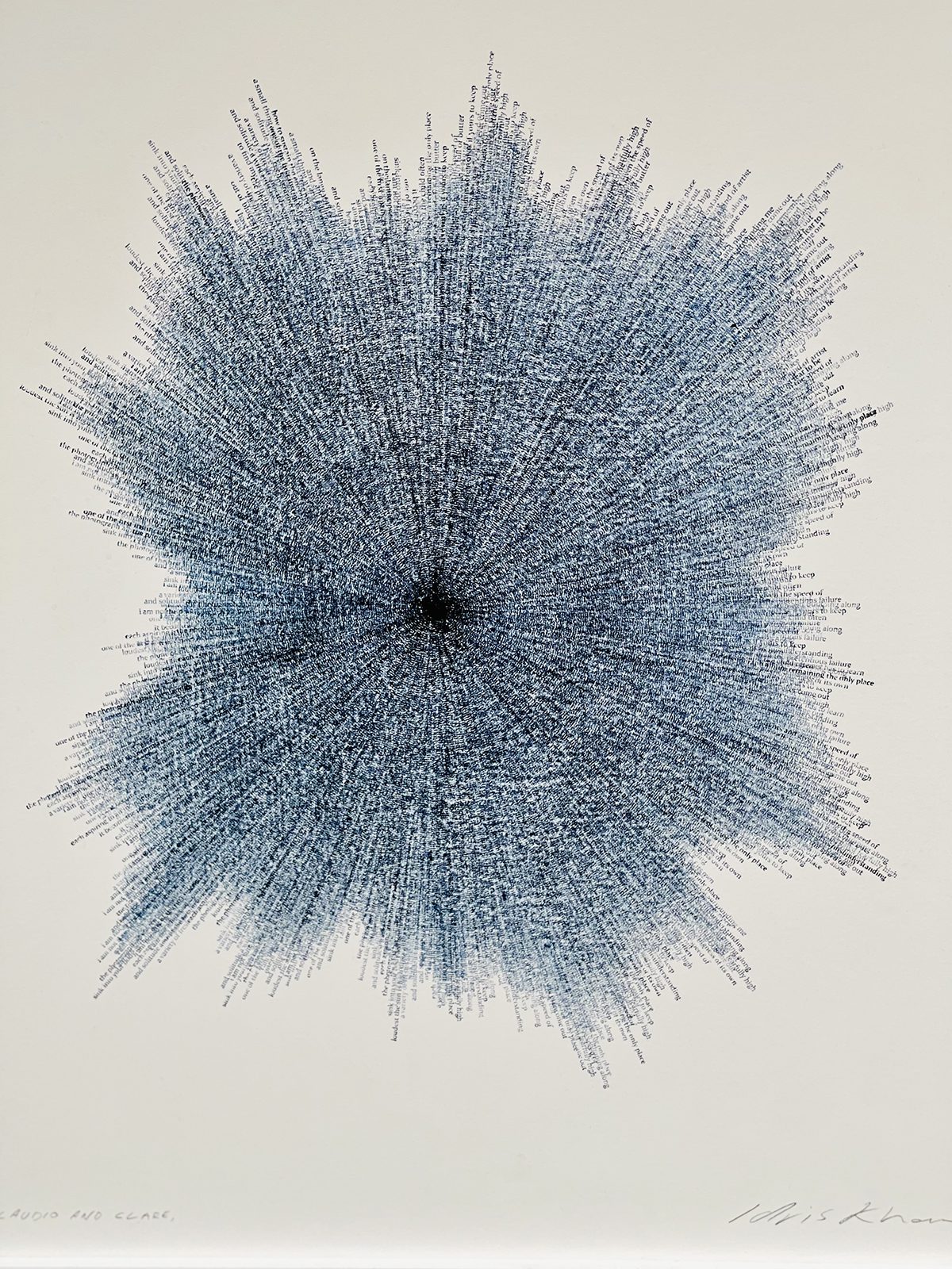 abstract blue artwork