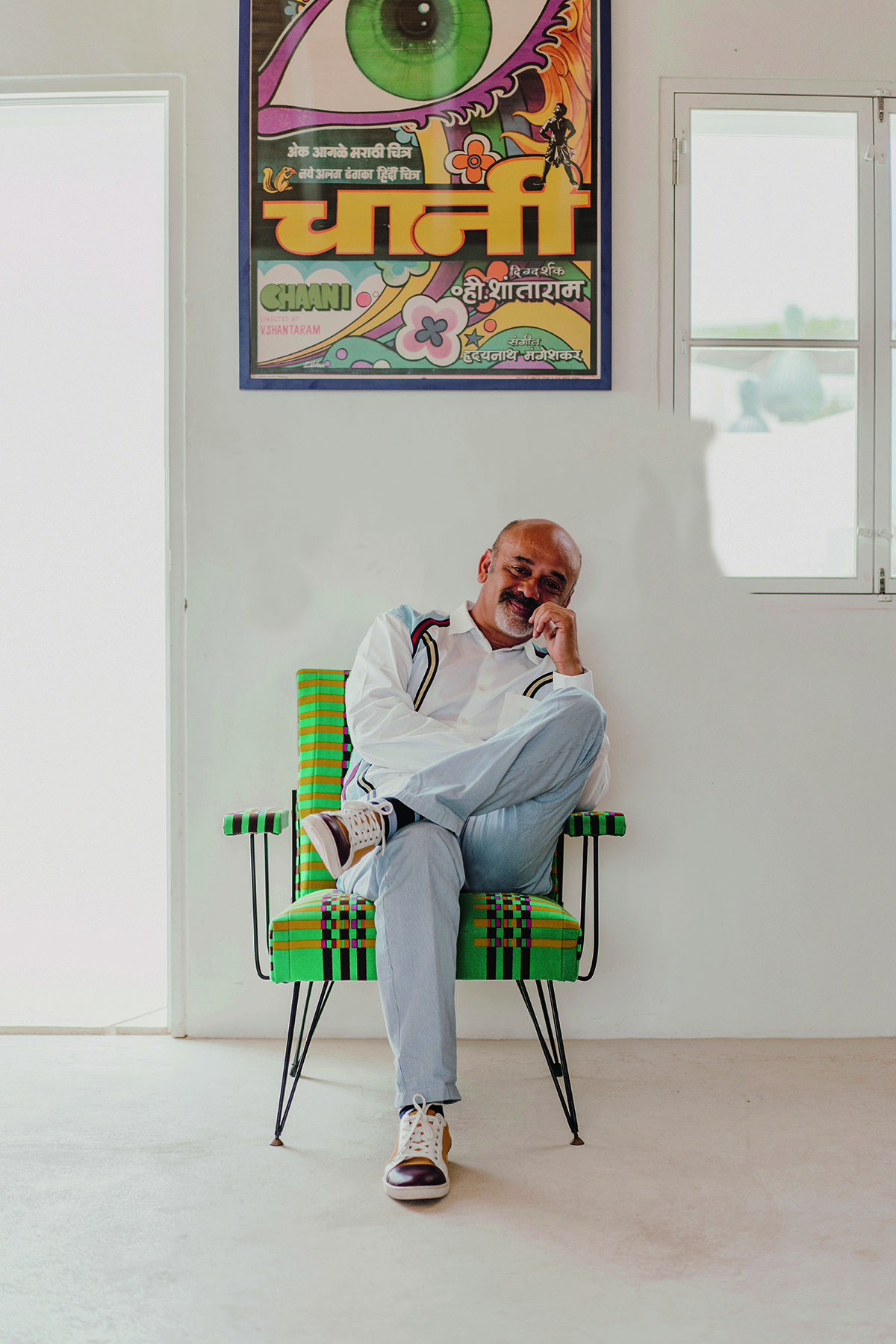 man sitting in chair