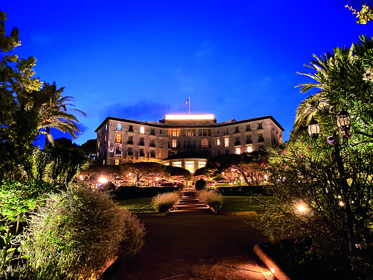 luxurious hotel facade
