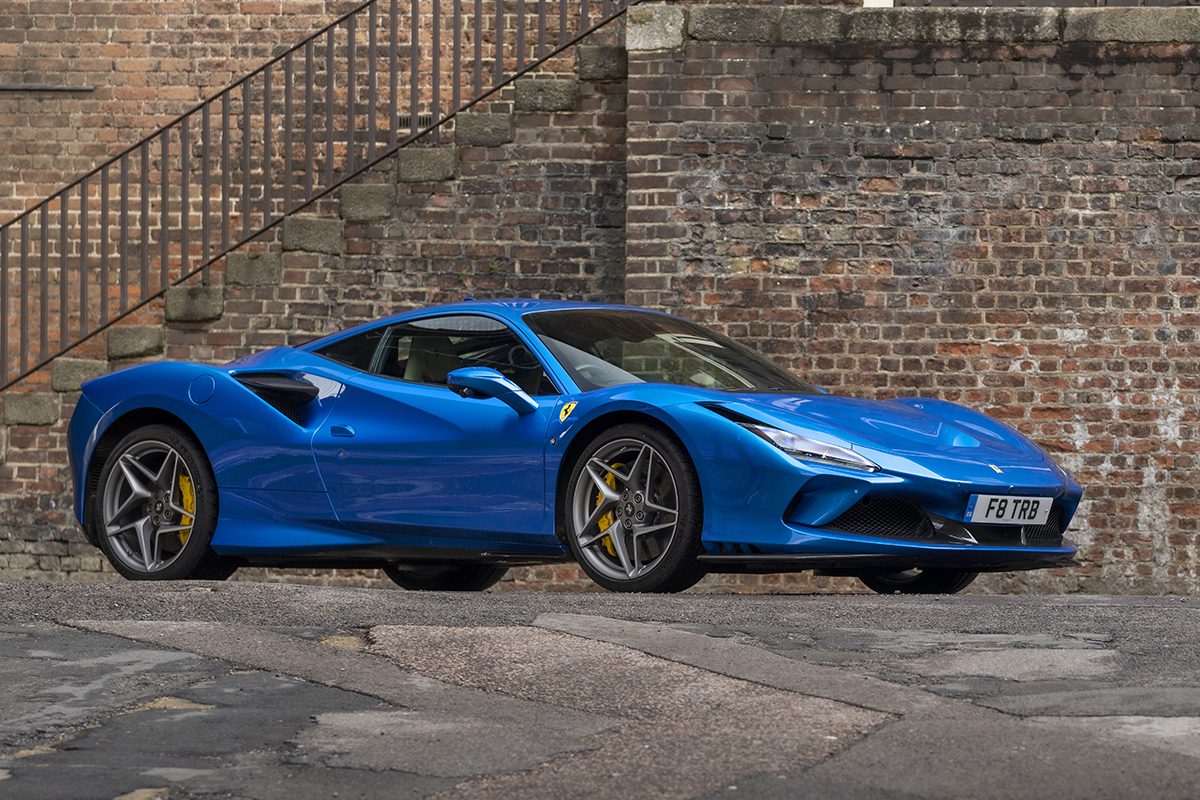 blue sportscar