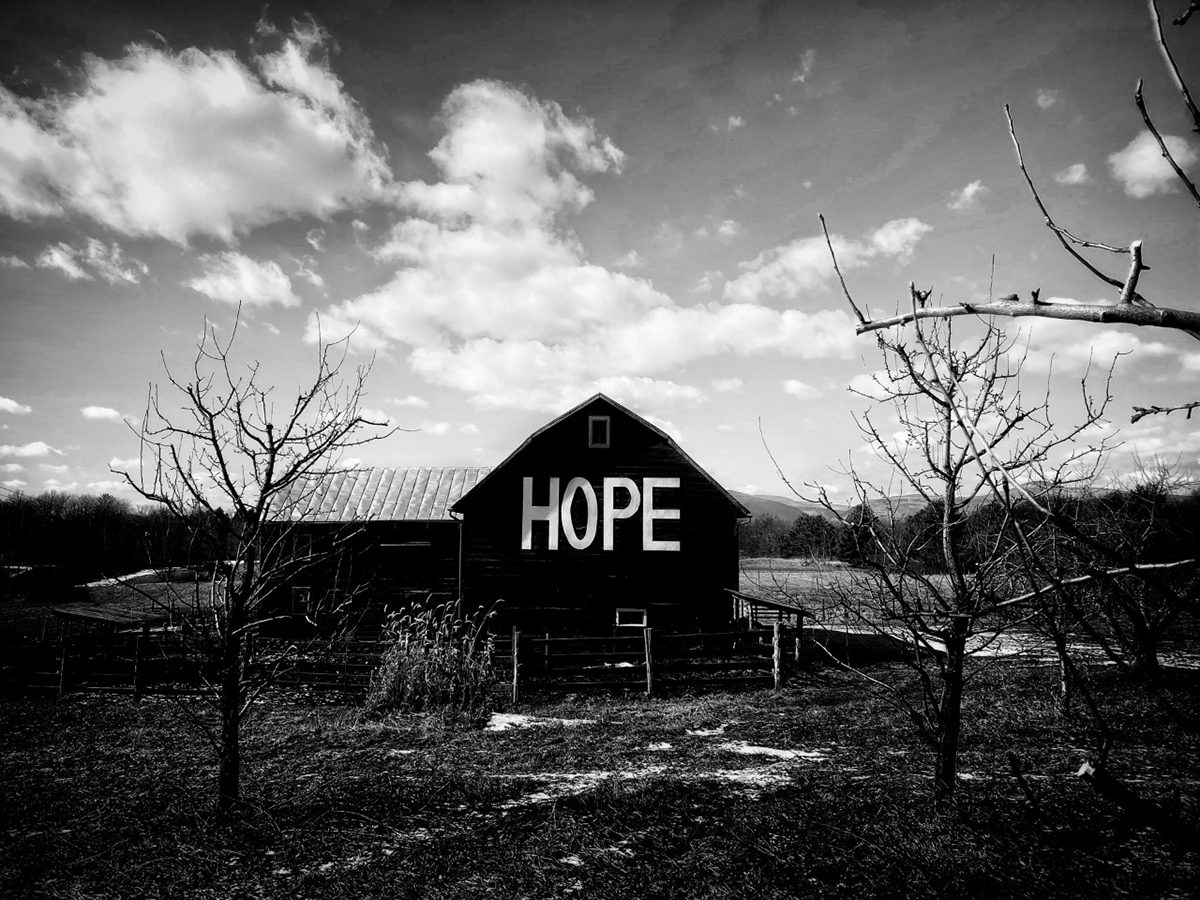 a barn