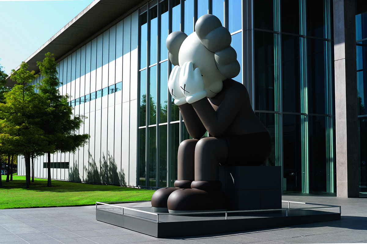 A sculpture of a bubble elephant