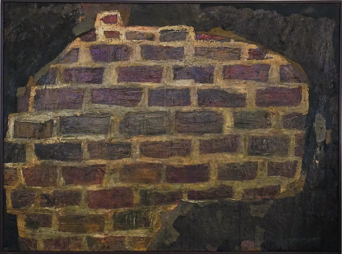 a brick wall