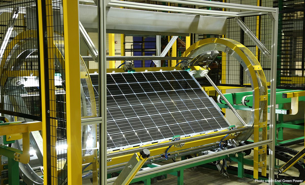 A solar panel