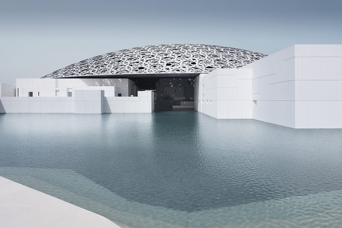 A white building by the sea
