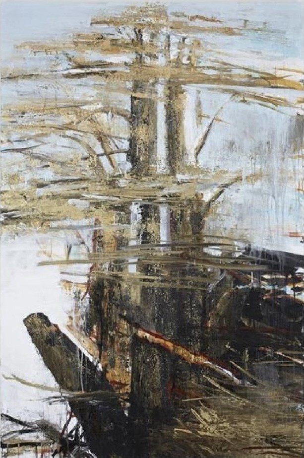 A painting of a tree