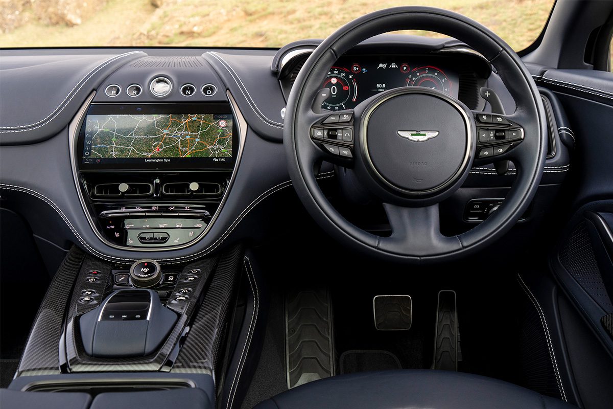 black car interior 