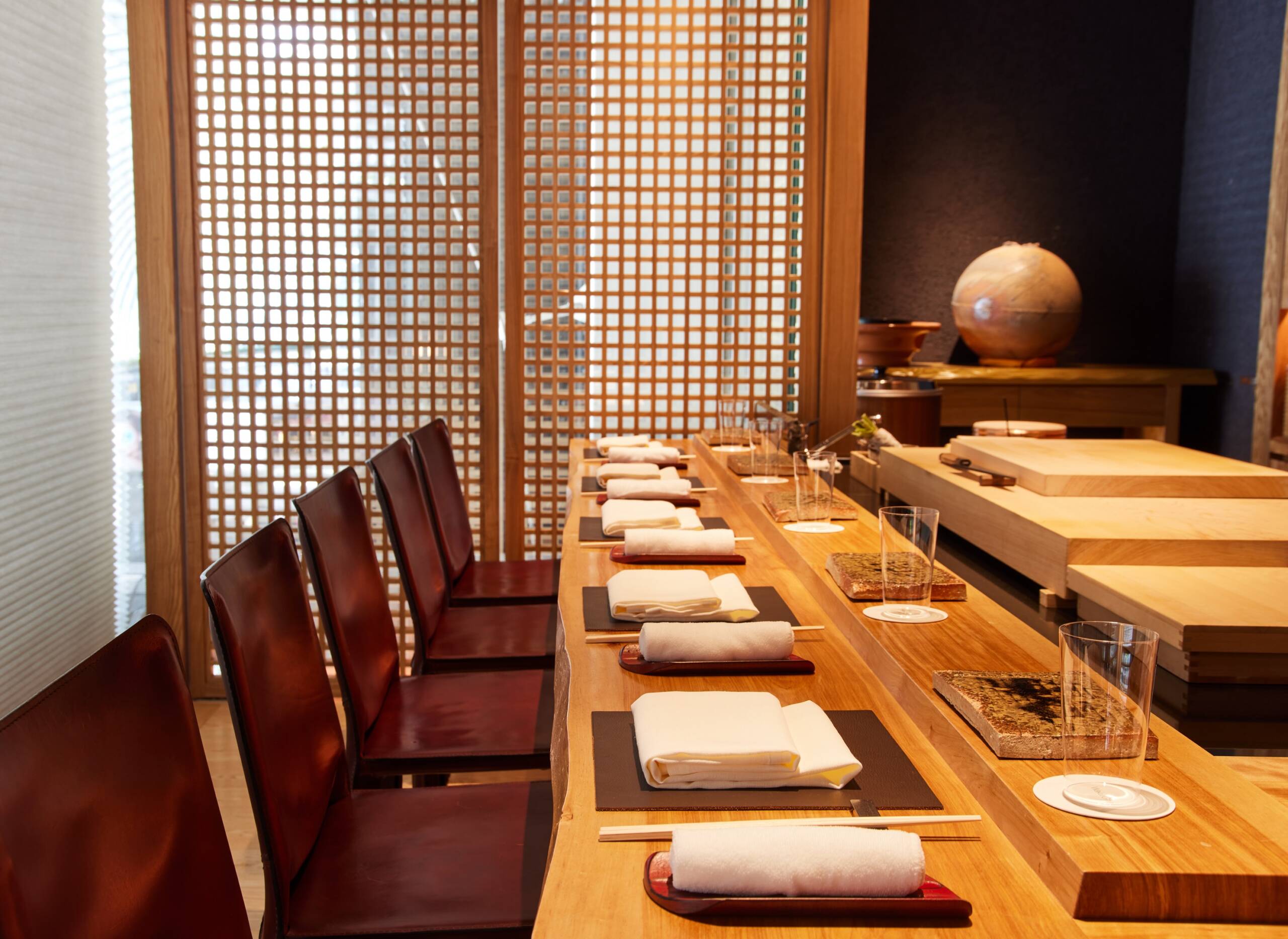 Asian restaurant out of wood