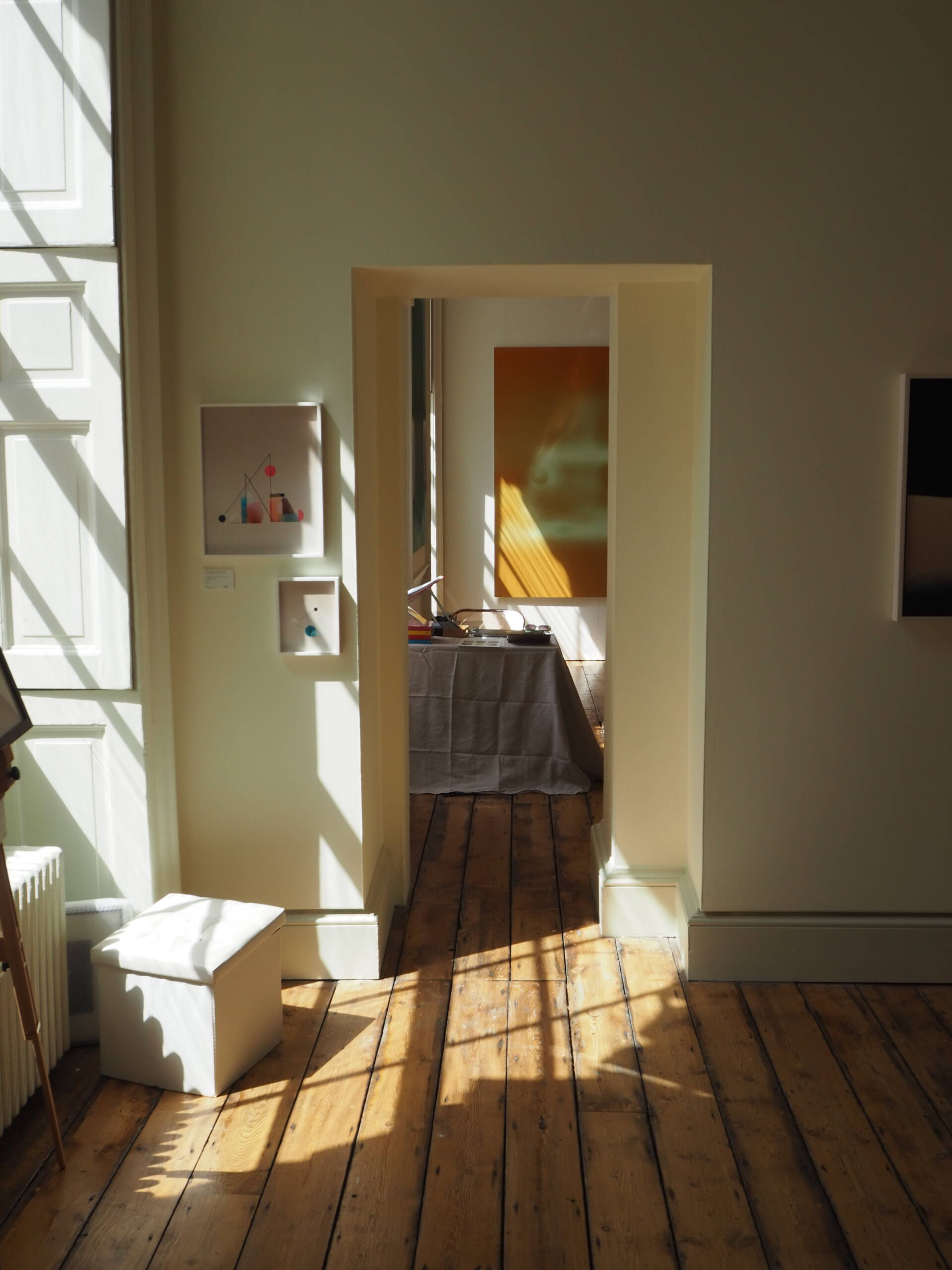 an exhibition room