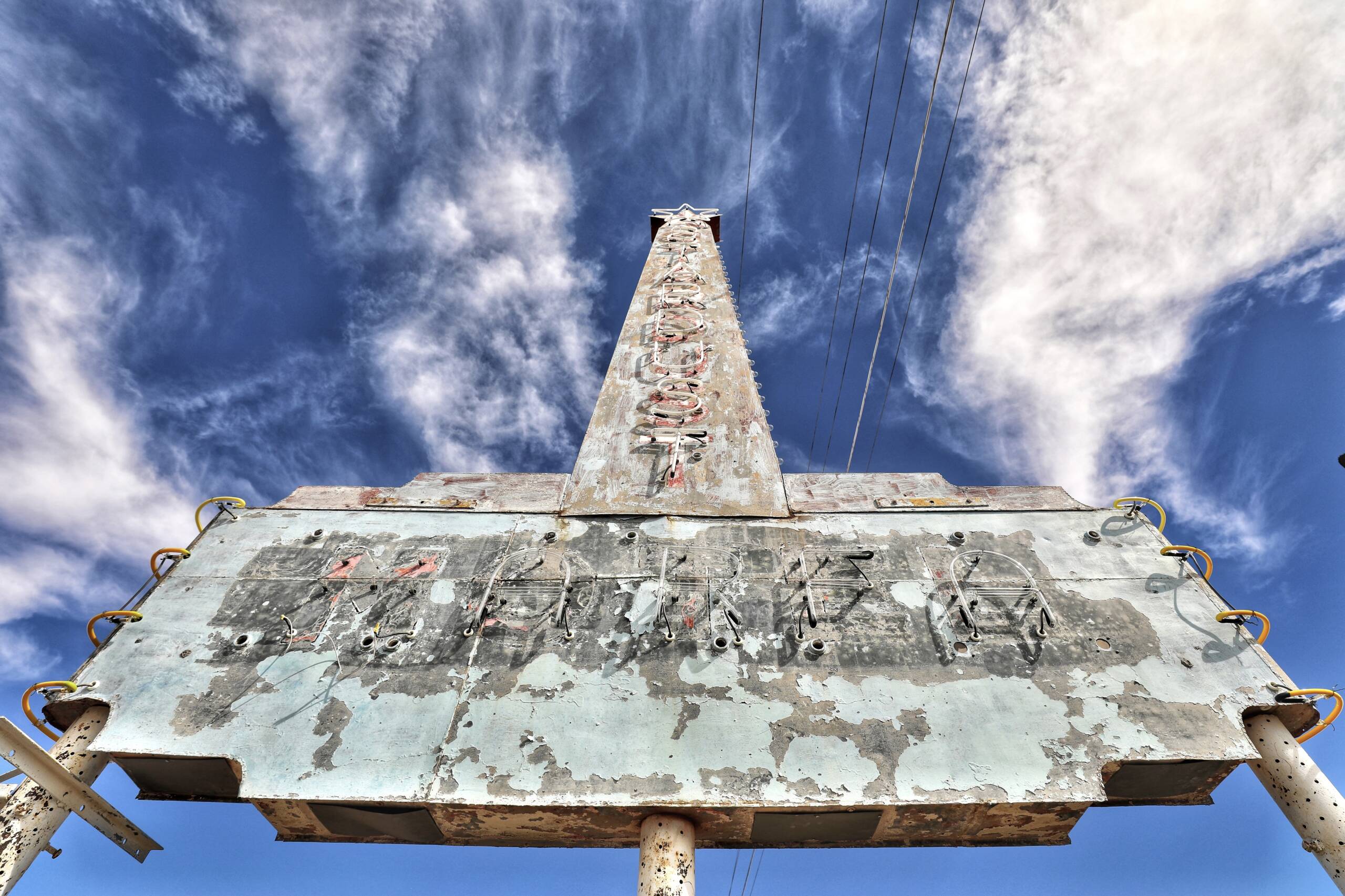 Sky, a big old billboard