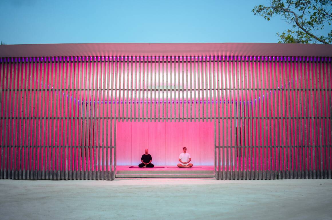 pink wall
