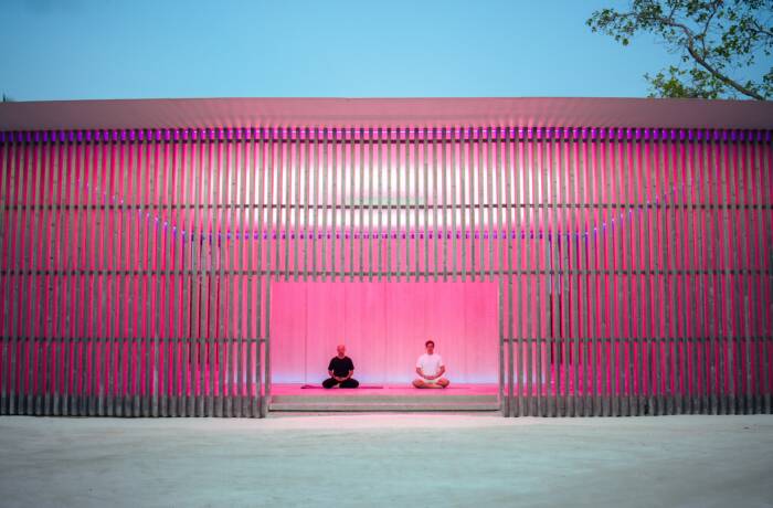 pink wall